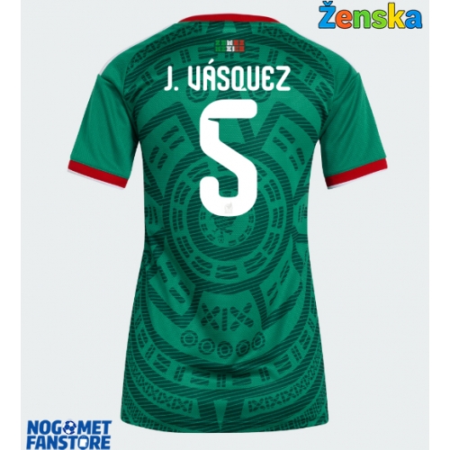 Meksiko Johan Vasquez #5 Domaci Dres za Ženska SP 2026 Kratak Rukav